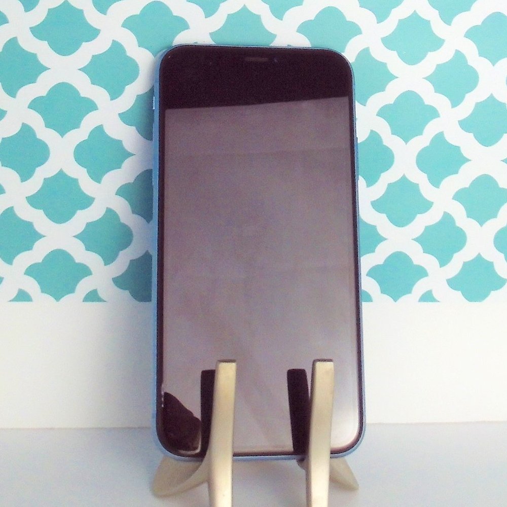 Blue Apple iPhone 10